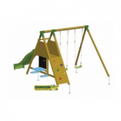Parque Infantil Com Rampa Mauna Loa Academy Masgames Ma700023