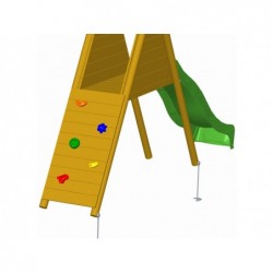 Rampa Escalada 119x61 Cm. Para Parque Infantil Masgames Ma700013 | Piscinasdesmontaveisweb