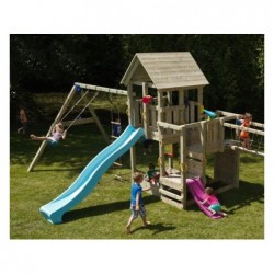 Parque Infantil Com Baloiço Duplo Penthouse Xl Masgames Ma821201