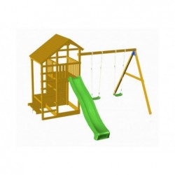 Parque Infantil Com Baloiço Duplo Teide Xl Masgames Ma700101