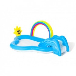 Centro de Jogos Insuflável de 247x145x91 cm. Arco-íris com Escorrega Bestway 53092