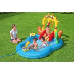 Centro de Jogos Insuflável de 264x188x140 cm. Wild West Bestway 53118 | Piscinasdesmontaveisweb