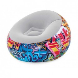 Poltrona Insuflável de 112x112x66 cm. Graffiti Bestway 75075