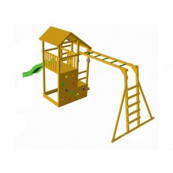 Parque Infantil Com Escada De Macaco Teide Xl Masgames Ma700102