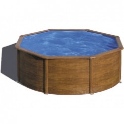 Piscina Pacific 300x120 cm. de Imitação Madeira Gre KIT300W