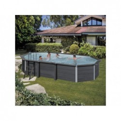 Piscina 664X386X124 cm. de Madeira Composite Pool Avantgarde Gre KPCOV66L | Piscinasdesmontaveisweb