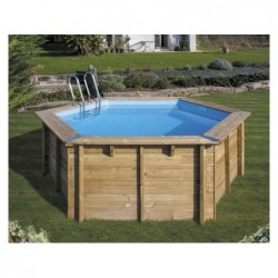 Piscina 400X119 cm. Redonda Madeira Vanille 2 Gre 800002