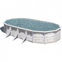 Piscina de 730x375X120 cm. de Aço Finlandia Gre KIT730N