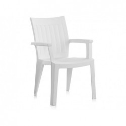 Móveis de Jardim Cadeira Modelo Pacific Branca SP Berner 55046