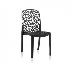 Móveis de Jardim Cadeira Modelo Flora Antracita SP Berner 55396