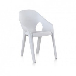 Móveis de Jardim Cadeira Modelo Gaudí Branca SP Berner 80694