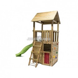 Parque Infantil Canigo L com Baloiço Individual e Casinha de Masgames MA700207