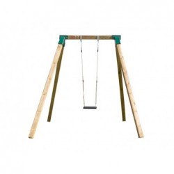 Baloiço Individual de Madeira Quadrada Karai Deluxe Adultos Masgames MA700068