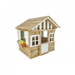 Casinha Infantil de Madeira Lollipop Branca Masgames MA800527