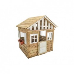 Casinha Infantil de Madeira Lollipop XL Branca Masgames MA800547