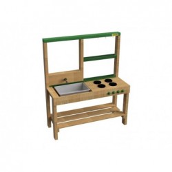 Cozinha de Madeira Spicy para Exterior Masgames MA600550