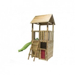 Parque Infantil de Madeira Tibidabo XL com Casinha Masgames MA700245