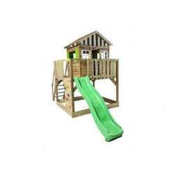 Parque Infantil de Madeira Lollipop L com Baloiço Individual Masgames MA700426X