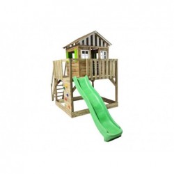 Parque Infantil de Madeira Lollipop XL com Baloiço Duplo Masgames MA700430