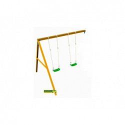 Parque Infantil de Madeira Lollipop XL com Baloiço Duplo Masgames MA700430 | Piscinasdesmontaveisweb