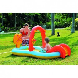 Centro de Jogos Inflável de 225x124x104 cm. Slidding Spray Pool Jilong 97224