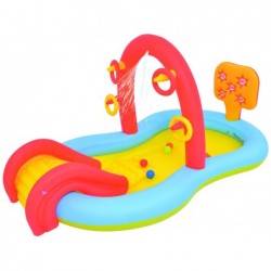Centro de Jogos Inflável de 225x124x104 cm. Slidding Spray Pool Jilong 97224 | Piscinasdesmontaveisweb