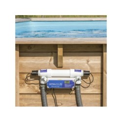 Sistema de Desinfeção de Água por UV para Piscina Elevada de Até 25.000 l Gre UVC25 | Piscinasdesmontaveisweb
