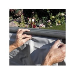 Liner Cinzento para Piscinas Compósita de 606x326x124 cm. Gre SPCOR60G | Piscinasdesmontaveisweb
