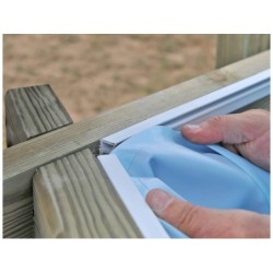 Liner Azul para Piscinas de Madeira de 535x335x117 cm. Gre F7900872 | Piscinasdesmontaveisweb