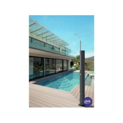 Ducha Solar de 30 litros Alumínio com Lava-pés Gre SS30S | Piscinasdesmontaveisweb