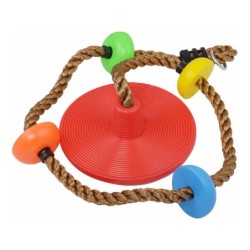 Balançoire à corde d'escalade avec supports | Piscineshorssolweb