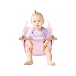 Balançoire pour bébés design rose | Piscineshorssolweb