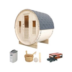 Sauna de Exterior Gaïa Bella de 220x205x160cm | Piscinasdesmontaveisweb