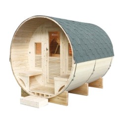 Sauna de Exterior Gaïa Luna de 220x205x250 cm