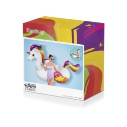 Unicórnio Inflável Gigante Ride-On de 224x164 cm Bestway 41113 | Piscinasdesmontaveisweb