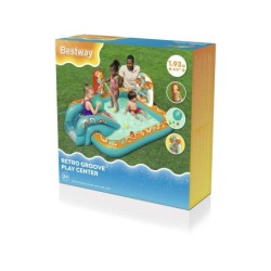 Centro de Jogos Retro Groove Inflável 193x152x74 cm Bestway 53164 | Piscinasdesmontaveisweb