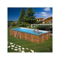 Piscina Gre 788032 De Madera Rectangular Mint. 1000 X 400 X 146 Cm.  | Piscinasdesmontaveisweb