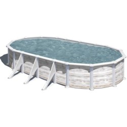 Piscina de 730x375x132 cm. de Aço Gronelândia Gre KITPROV738N