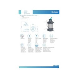 Purificador Filtro De Areia De 2.006 L/H Flowclear Bestway 58515 | Piscinasdesmontaveisweb