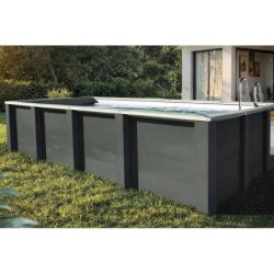Piscina Retangular Avantgarde Nova Composite de 455x315x126 cm Gre KPCOR46T