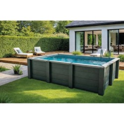 Piscina Retangular Composite Avantgarde Nova de 315x175x96 cm Gre KPCOR2814T