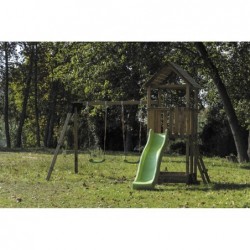 Parque Infantil Com Baloiço Duplo Tibidabo Masgames Ma700221