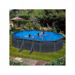 Piscina Kea Gre Kit500gf De Grafite Oval. 500 X 300 X 120 Cm.  | Piscinasdesmontaveisweb