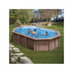 Piscina De Madeira Macadamia De 632x335x130 Cm. Gre Kpboc632 | Piscinasdesmontaveisweb