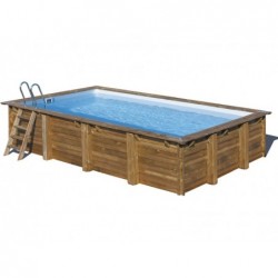 Piscina De Madeira Evora De 620x420x133 Cm. Gre 790206