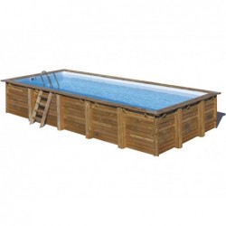 Piscina De Madeira Braga De 815x420x146 Cm. Gre 790207
