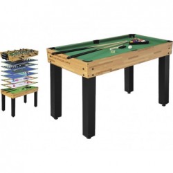 Mesa multijogos 12 em 1 Particular de 124x61x81 cm