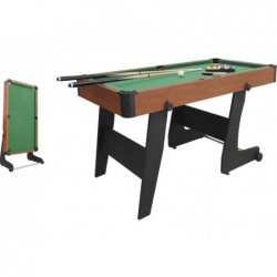 Mesa de Bilhar Americano Dobrável Particular de 152x76x78 cm