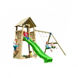 Parque Infantil Com Baloiço Duplo Belvedere Xl Masgames Ma821401